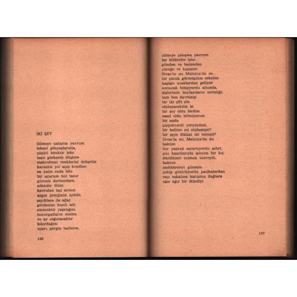 SEVDA SÖZLERİ (Toplu Şiirler), Cemal Süreya, İlk baskı Can Yayınları, 1984, 238 sayfa, 12x20 cm