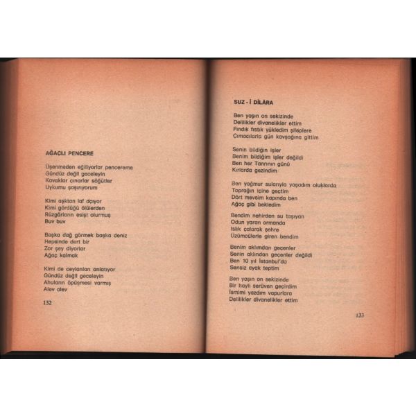 Salâh Birsel´den Sevgi Sanlı´ya ithaflı ve imzalı KÖÇEKÇELER, Türkiye İş Bankası Kültür Yayınları, 1980, 186 sayfa, 14x20 cm