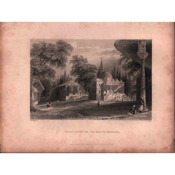 Sarayburnu gravürü, ed. W. H. Bartlett, London 1839, 20x26 cm