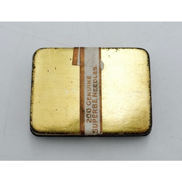 COLUMBIA 200´lük pikap iğnesi kutusu (Yarısı dolu), 5x3,5 cm