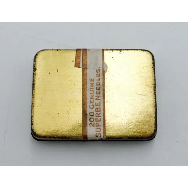 COLUMBIA 200´lük pikap iğnesi kutusu (Yarısı dolu), 5x3,5 cm