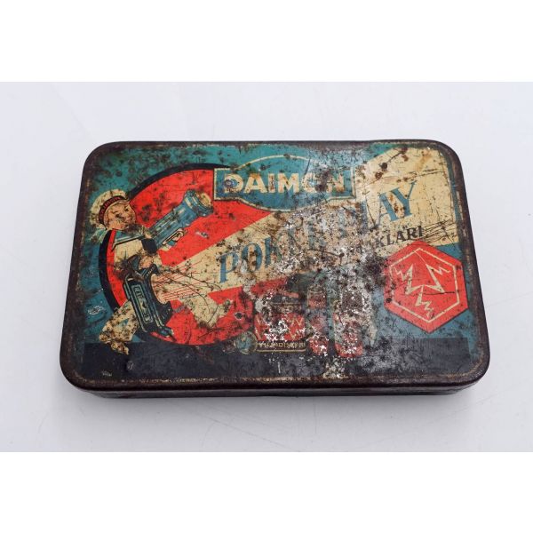 POKER PLAY TRAŞ BIÇAKLARI teneke kutusu, 11x7x2 cm