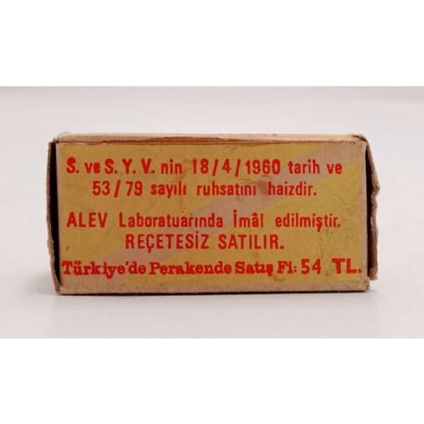 Orijinal kutusunda SÖKEN NASIR İLÂCI, 7x3x3 cm