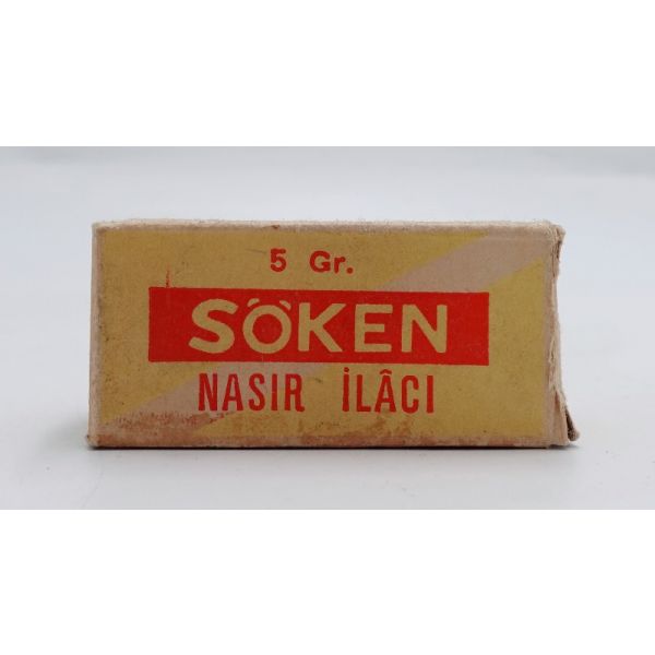 Orijinal kutusunda SÖKEN NASIR İLÂCI, 7x3x3 cm